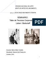 Trabajo Práctico Final Del Taller de Técnicas Corporales I - Laban / Bartenieff