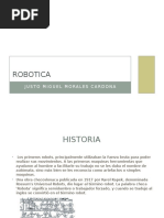 Historia, Tipos y Grados de Libertad de Un Robot PDF