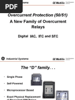 Overcurrent Protection (50/51) : A New Family of Overcurrent Relays