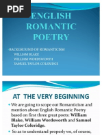 English Romantic Poetry