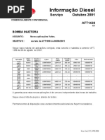 Plano de Teste Bomba Injetora