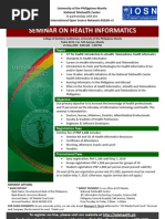 Seminar On Health Informatics