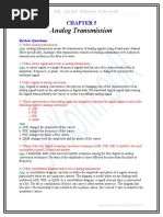 Chapter 5 - Analog - Transmission