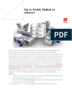 What Exactly Is PLAN - TABLE in Oracle Database?