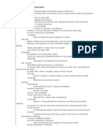 Cell Structure and Organization