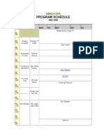 ABS-CBN Schedule (1993-1995)