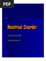 Menstrual Disorder Menstrual Disorder