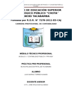 Informe de Prácticas en Municipalidad