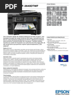 Ficha Tecnica Epson WF 3640