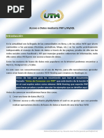 Acceso A Datos Mediante PHP y MySQL