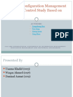 Software Configuration Management of Version Control Study Based