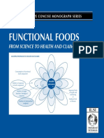 Functional Foods From Science To Health and Claims