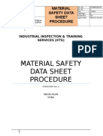 Procedure For Managing MSDS and Labels