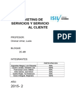 Marketing de Servicios - Trabajo Final