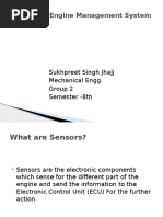 Sensors in Engine Management System