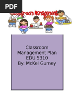 Classroom Management Plan-1