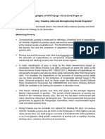 Key Highlights of NITI Aayog's Occassional Paper On "Eliminating Poverty: Creating Jobs and Strengthening Social Programs"