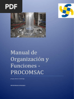 Manual de Organizaciã"n y Funciones de Procomsac