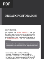 Intoxicación Po Organofosforados