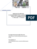 Manuale Per La Redazione Di Atti Amministrativi