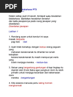 Jwapan Kesalahan Tatabahasa PT3