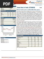 State Bank of India (STABAN) : Stress Levels More Comfortable Than Peers