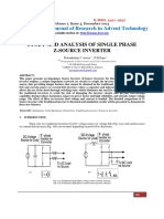 Study and Analysis of Single Phase Z-Source Inverter: International Journal of Research in Advent Technology