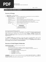 Summary Notes Organic Chemistry