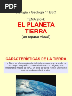 Biología y Geología 1º ESO. Tema 2-3-4: La Tierra. Repaso Visual