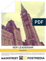 Mainstreet - NDP Leadership