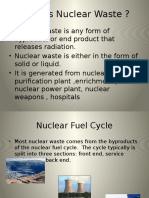 Nuclear Waste Disposal