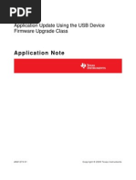 Application Update Using The USB Device Firmware Upgrade Class