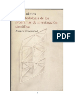 Lakatos, Imre - La Metodología de Los Programas de Investigación Científica