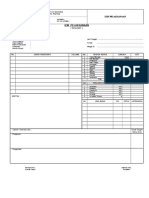 Contoh Formulir Ijin Pelaksanaan