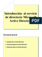 Introduccion Al Servicio de Directorio Active Directory