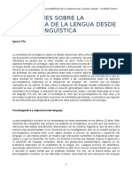 Reflexiones Sobre La Enseñanza de La Lengua Desde La Psicolingüística. Ignasi Vila