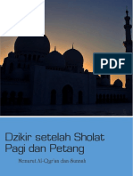 Dzikir Sholat Pagi Petang