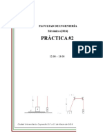 Mecánica Práctica 2 Determinación Del Coeficiente de Fricción Estática