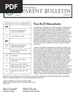 ES Parent Bulletin Vol#16 2016 April 22