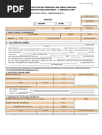 Solicitud Permiso Obra Menor Preliminares y Demolicion