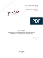 Fichamento - A Formação Do Estado Democrático de Direito (Gustavo Oliveira Vieira)