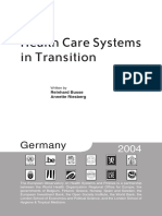 Health Care Systems in Transition