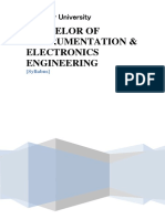 Bachelor of Instrumentation & Electronics Engineering: Jadavpur University