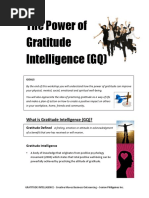 The Power of Gratitude Intelligence