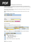 Using Multiple Master and Body Pages in The SAP Adobe Forms