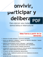 Convivir, Participar y Deliberar