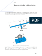 Ball and Beam Dynamics - Full Model