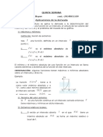 Aplicaciones de La Derivada