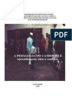 A Pedagogia Do Candomble