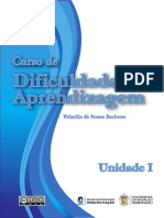 Fascículo - Dificuldades de Aprendizagem Unidade 1 PDF